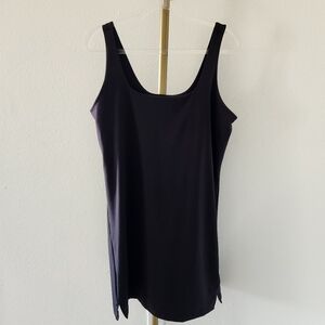 Old Navy Active Powersoft Tank Dress Athletic Size XL Black Built In Bra/Shorts